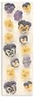 Martha Stewart Crafts Stickers Sugar Bead Pansy Blue/Yellow By The Package
