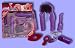 includes: 1 feather tickler 1 vibrating bullet with multi-speed battery pack 4 aa batteries 1 6" vibrator 2 jelly crystal love rings 3 pearl crystal orgasmic love sleeves