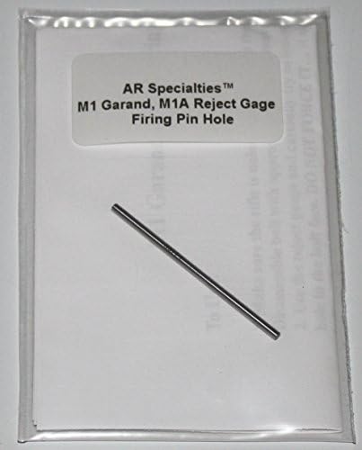 M1 Garand, M1A Firing Pin Hole Reject Gauge