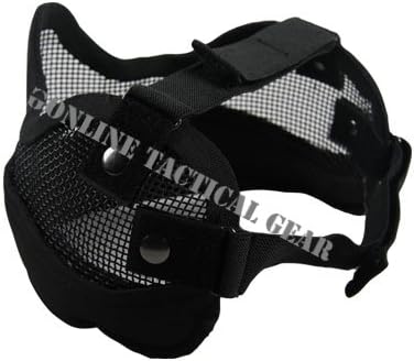 Air Soft Mask, Mesh Bottom Face, Full Radius - By OTG (Black)