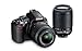 Nikon D3100 DSLR Camera with 18-55mm VR, 55-200mm Zoom Lenses (Black) (Discontinued by Manufacturer)