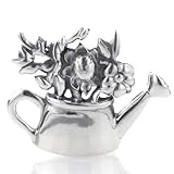 Sterling Silver Flower Can Pin