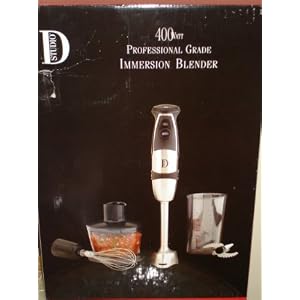 Immersion Blender Stainless 400 Watt - Professional Grade