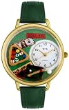 Whimsical Watches Unisex Billiards Gold Watch G0430006