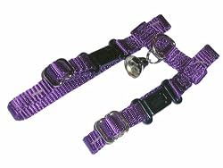 Sandia Pet Products Purple Ferret Harness with Bell