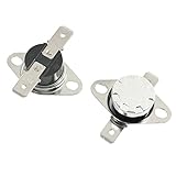 uxcell 温度制御スイッチ　AC　250V　10A　KSD301　110°C　ノーマルクローズ　NC　2個入り