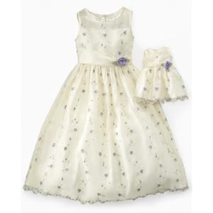 Cinderella Little Girl Flower Dress & Doll Dress