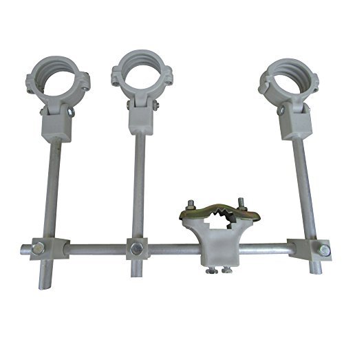 Generic Multi Feed 4 Ku Band LNB Bracket LNB Holder LNB Mount for Satellite Dish or Antenna Hold up to 4 Ku Band LNB Satellite Tv Dish LNB Bracket