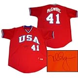 Autographed Mark McGwire Jersey - USA - Autographed MLB Jerseys