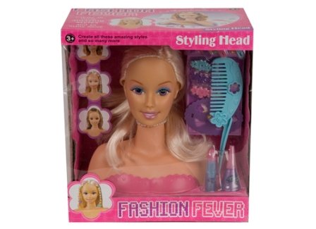 Childrens Toyshop  Toys : Play Hair Styling Head & Accessories (043320)