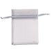 Silver Organza Bags - Case of 100