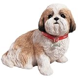 Sandicast® Life Size Shih Tzu Sculpture