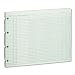 Wilson Jones Green Columnar Ruled Ledger Paper, 10 Columns and 30 Lines per Page, 9.25 x 11.88, 100 Sheets per Pack (WG10-10A)