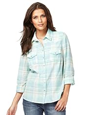 Indigo Collection Cotton Rich Vintage Checked Shirt