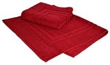 Calcot All American Line 100 Percent Supima Cotton 2 Piece Bath Mats Set, Pomegranate 41bAHVGfVHL. SL160 Calcot All American Line 100 Percent Supima Cotton 2 Piece Bath Mats Set, Pomegranate