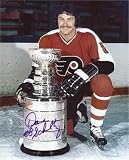 Dave Schultz Autographed/Hand Signed 8x10 Photo (Philadelphia Flyers, with Stanley Cup)