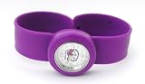 Girls/Kids Purple Hello Kitty Silicone Snap/Slap On Watch. Hypo Allergenic. Fits All Wrists
