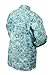 Aqua Design Long Sleeve Fly Fishing Shirt - Mens Camo Saltwater Vented Shirts Aqua Sky: Size Large