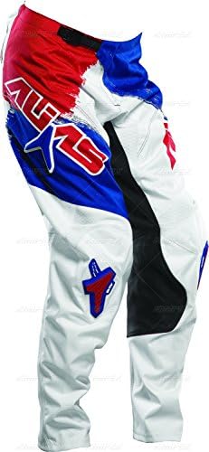 White, Blue, Red, Black ALIAS MX Pants, A2 Brushed 32