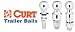 Curt Pintle Mount for 2 1/2 inch Receiver 3 1/2 inch plate height