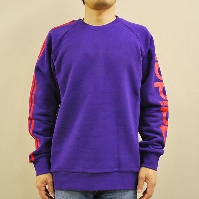 ADIDAS アディダス BIGリニアロゴ　クルーネックトレーナー F5634