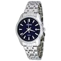 Seiko Casual Blue Dial Stainless Steel Mens Watch SGEG03