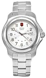 Swiss Watches:Swiss Army Men's Officer's 1884 Watch - Silver Dial/Stainless Steel Bracelet