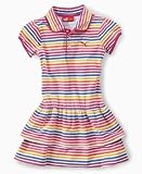 Puma Girls Stripe Pique Polo Dress
