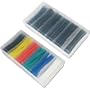 Schrumpfschlauch Sortiment 100x schwarz 100x farbig 200 Teile Schrumpfschl�uche Set in Box
