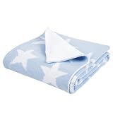 Elegant Baby Star Blanket, Blue, 30