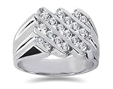 0.80 ctw Men's Diamond Ring in Platinum