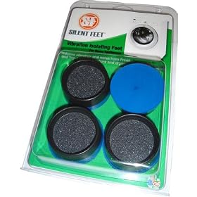 Ocean Blue Silent Feet - Vibration Isolating Feet for Home Appliances