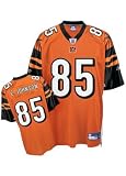 Chad Johnson Cincinnati Bengals #85 Replica Reebok NFL Football Jersey (Alternate Orange)