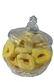 Candy Baskets - Candy Dish Filled with Kleins Apple Rings Kosher Gift Baskets Dried Fruit