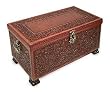 Cedar and leather chest, 'Colonial Days'