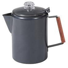 Stansport Black Granite 9 Cup Percolator Coffee Pot