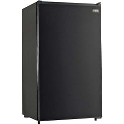 Sanyo SR-3620K 3.6-Cubic-Foot Refrigerator, Black