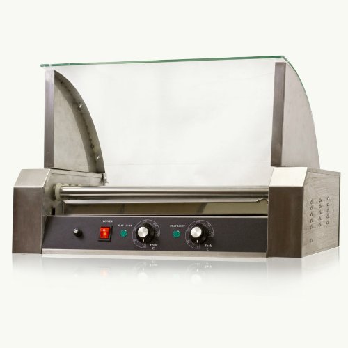 New Commercial 30 Hot Dog Roller Grill Cooker Machine 2200 Watts Vending Business