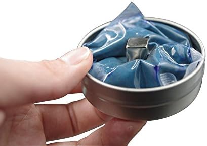 Besttalent 80g Super Magnetic Thinking Silly Putty DIY Strong Magnet Thinking Putty with Tin Box Blue Color