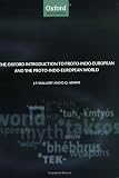 The Oxford Introduction To Proto indo european And The Proto indo european World oxford Linguistics