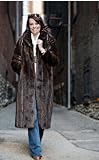 Sable Shawl Collar Coat