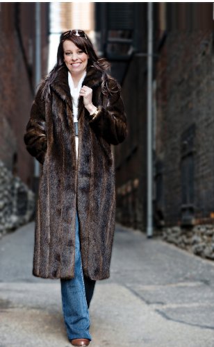 Sable Shawl Collar Coat