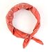 Black Poppy Boomtown Vintage Bandana - Peach X One Size