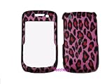 Premium Hot Pink Leopard Snap-on Case For BlackBerry Curve 8520/8530-HPLE
