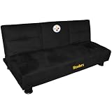 Pittsburgh Steelers Convertible Sofa with Tray