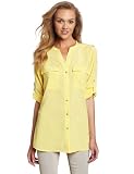 Calvin Klein Women's Crew Neck Roll Sleeve Shirt