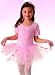 Posh Int'l Kids Pink Dance Leotard Dress Girls Ballerina Costume L