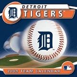 DETROIT TIGERS 2009 MLB Daily Desk 5 x 5 BOX CALENDAR