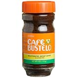 Cafe Bustelo Decaffeinated Instant Espresso 97 % Caffeine Free, 3.5-Ounce Jars (Pack of 4)