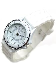 Classic Silicone Women Watch Gifts Stylish White Fashion Lady Brand Watch for Girl L185-y